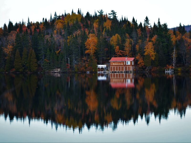 Couleurs de l'automne à proximité de Montréal