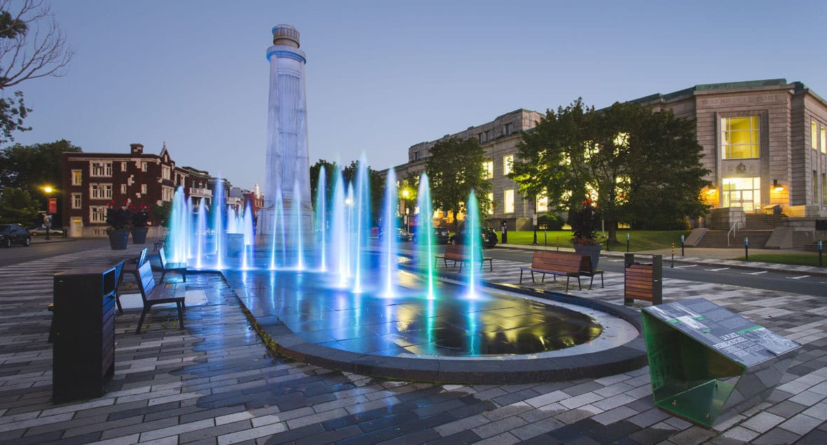 Fontaine - Credit © Tourisme Trois-Rivières